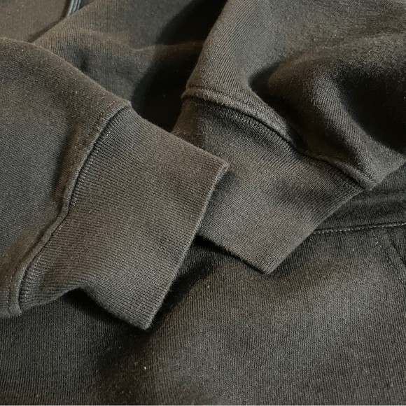 Balenciaga Logo On Hood Oversized Hoodie Black - Picture 7 of 11